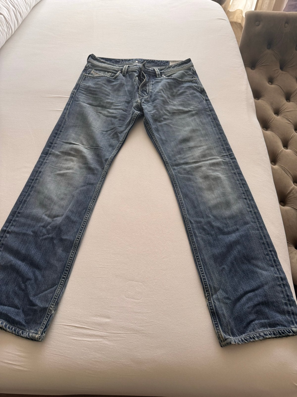 Diesel Larkee Spijkerbroeken W32/L32 en W33/L32, Kleding | Heren, Ophalen of Verzenden, Gedragen, Blauw, W32 (confectie 46) of kleiner