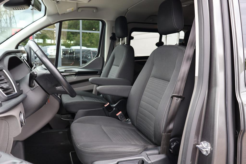 Ford Transit Custom 2.0 TDCI L2H1 Limited DC Automaat, Euro 6, 4 cilinders, Zwart, Origineel Nederlands