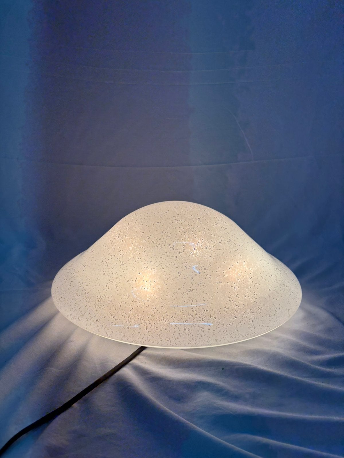 Vintage design mushroom paddenstoel plafondlamp jaren 60/70, Ophalen of Verzenden, Gebruikt