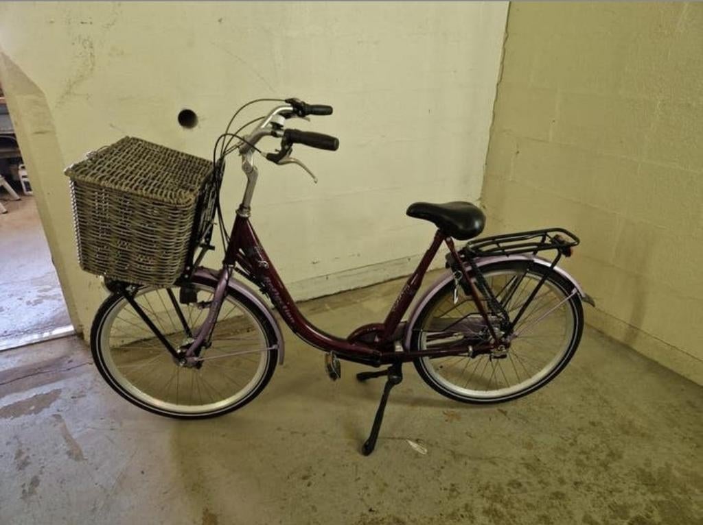 Reflection mamafiets 26 inch met wicker mand, Fietsen en Brommers, Fietsen | Dames | Damesfietsen, Ophalen, Gebruikt, Overige merken