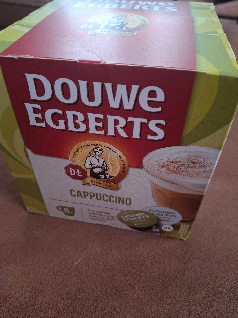 Douwe egberts Koffie cups Dolce Gusto Cappuccino, Overige typen, Nieuw, Ophalen of Verzenden, Meerkleurig
