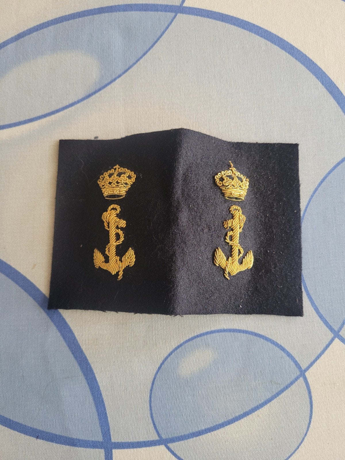 Kleermakers set reveremblemen KM, Ophalen of Verzenden, Marine, Nederland, Embleem of Badge