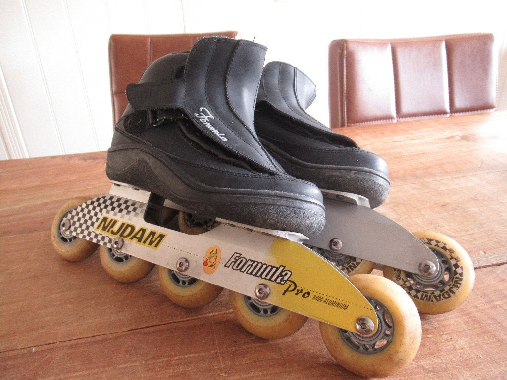 Nijdam Formula pro 6000 Aluminium skates Skeelers maat 37, Sport en Fitness, Skeelers, Ophalen of Verzenden, Gebruikt, Inline skates 4 wielen