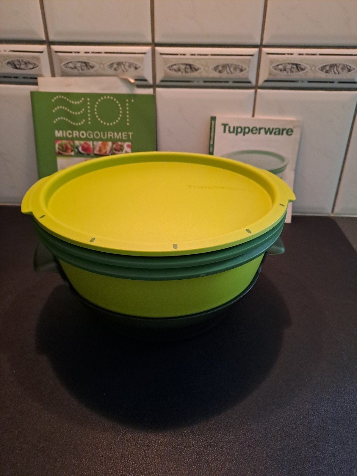 Tupperware Microgourmet Stoompan met Receptenboekje, Ophalen