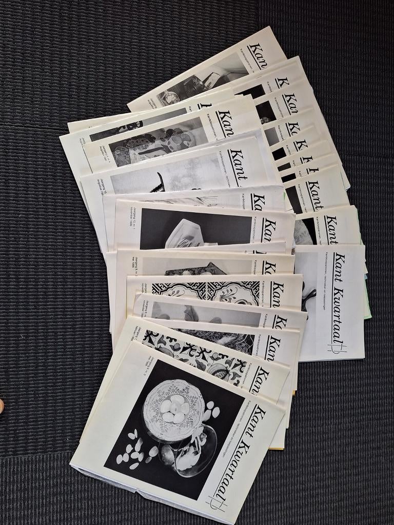 kantklos magazine's kant kwartaal alles  ophalen, Ophalen