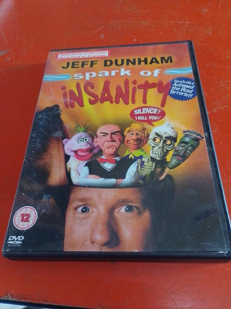 Jeff Dunham: Spark of Insanity DVD - Komedie, Vanaf 12 jaar, Ophalen of Verzenden, Gebruikt, Overige genres