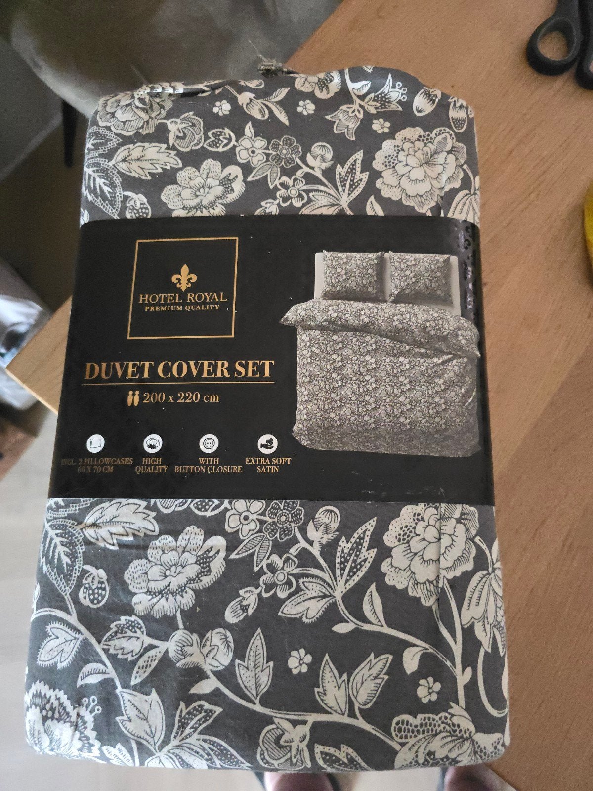 Nieuw Dekbedovertrek Hotel Royal 200x220 met kussenslopen, Huis en Inrichting, Slaapkamer | Beddengoed, Ophalen, Dekbedovertrek