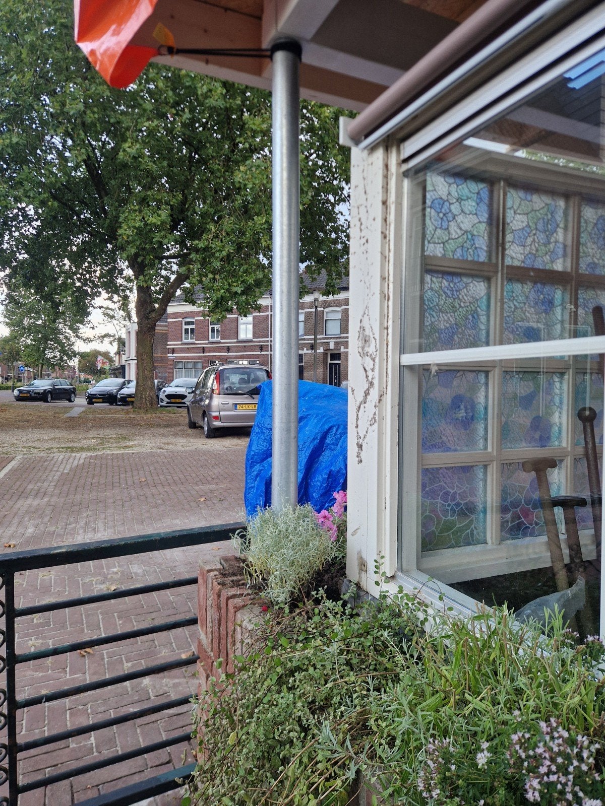 Gegalvaniseerde stalen buisprofiel 75mm, Doe-het-zelf en Verbouw, Metalen, Ophalen, Zo goed als nieuw, IJzer