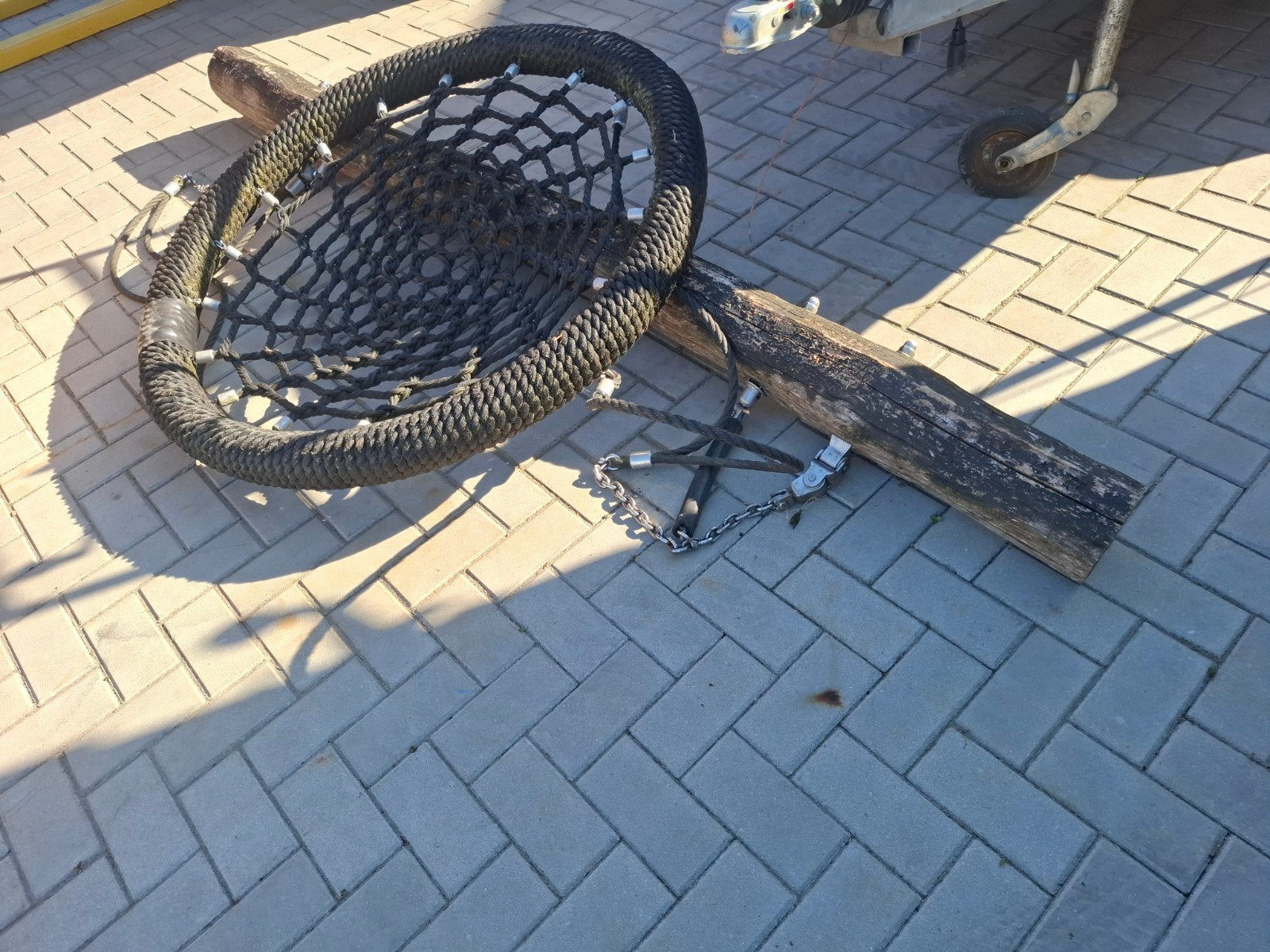 Professionele Vogelnestschommel met Bovenligger, Ophalen, Gebruikt, Schommel