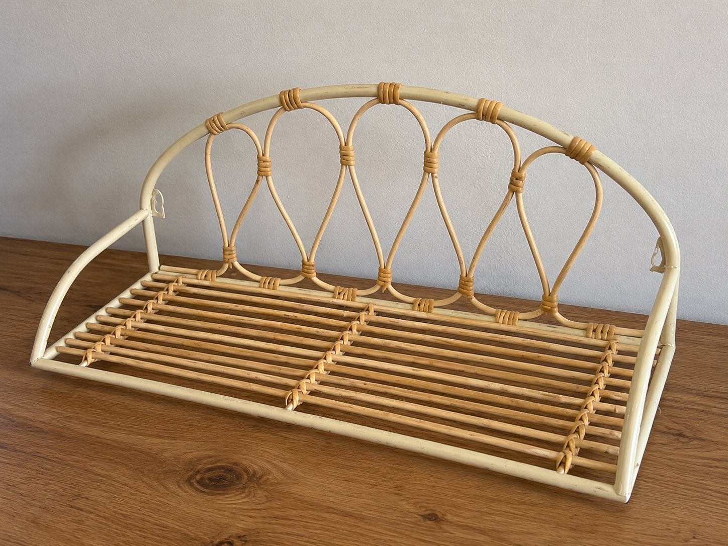 Rotan wandrek naturel – vintage look, Ophalen of Verzenden, Zo goed als nieuw