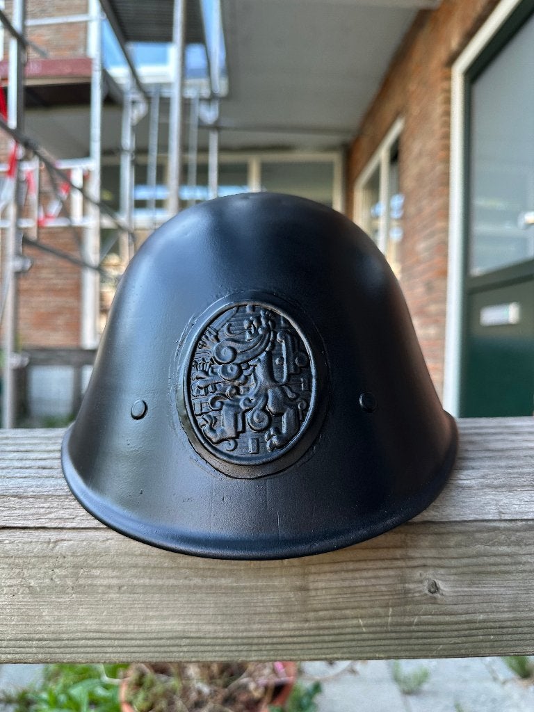 Schalkhaar Staatspolitie helm, Verzamelen, Ophalen, Overige soorten, Nederland, Helm of Baret