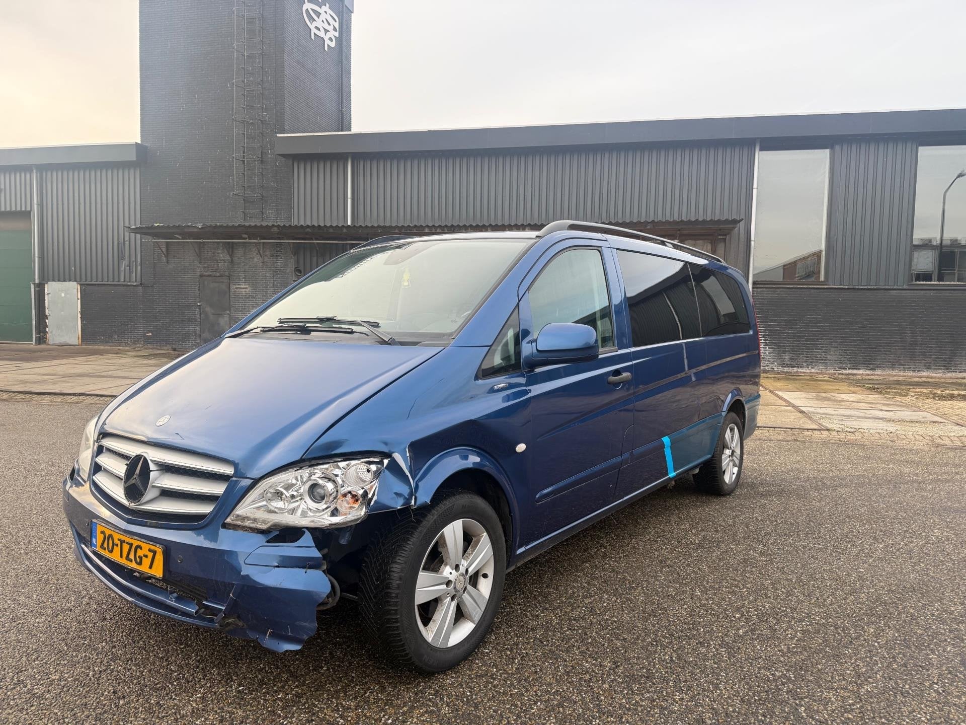 Mercedes-Benz Vito 113 CDI 343 9persoon, Auto's, Euro 5, Gebruikt, Zwart, 2000 kg