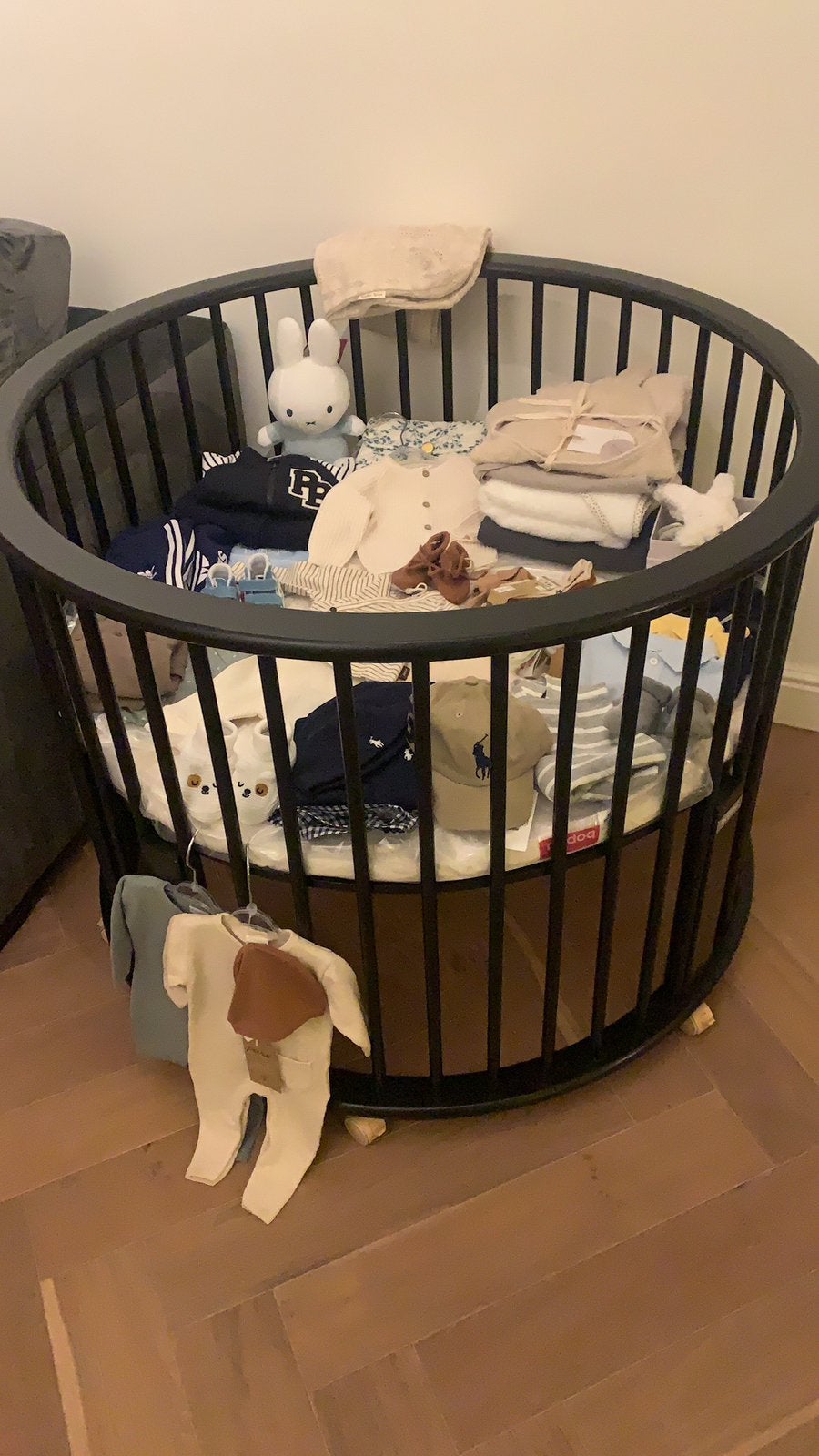 Zwarte bopita box, Kinderen en Baby's, Boxen, Ophalen, Gebruikt, Rond, In hoogte verstelbaar