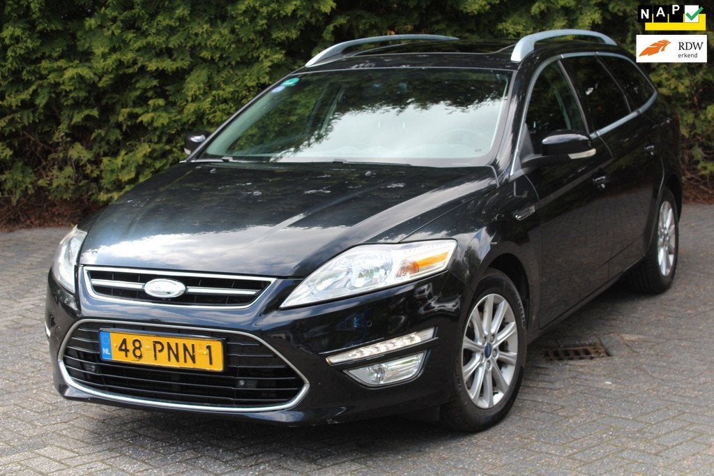 Ford Mondeo Wagon 1.6 EcoBoost Titanium 160PK | Navigatie |, Auto's, Ford, Voorwielaandrijving, Gebruikt, Zwart, 4 cilinders