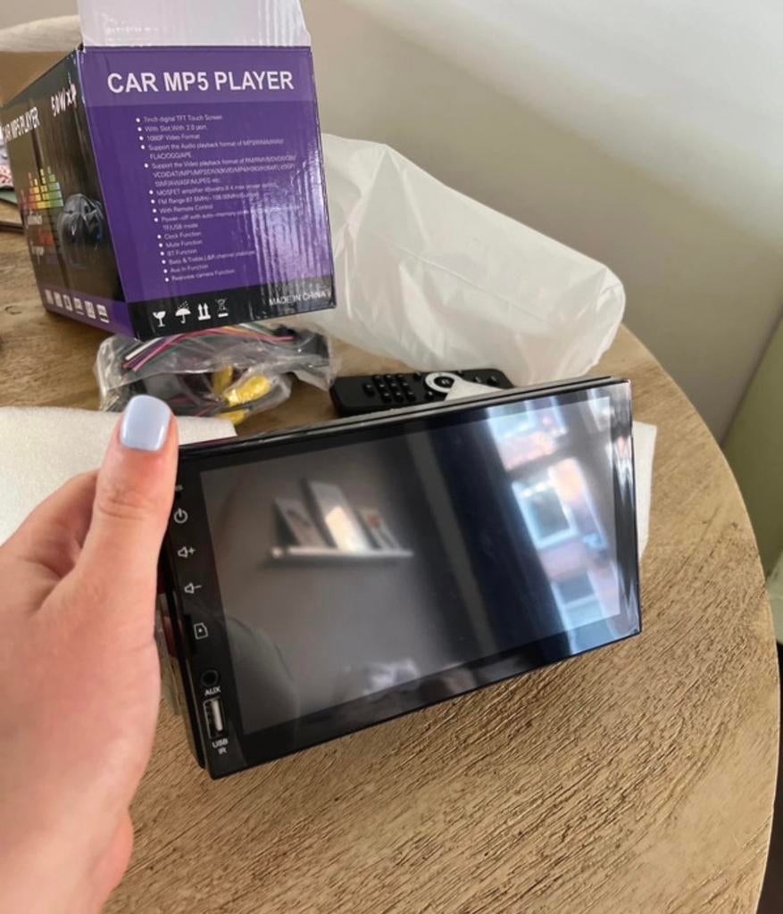 Nieuw Auto MP5 Speler - 7 inch Touchscreen,, USB/AUX, Ophalen of Verzenden, Nieuw