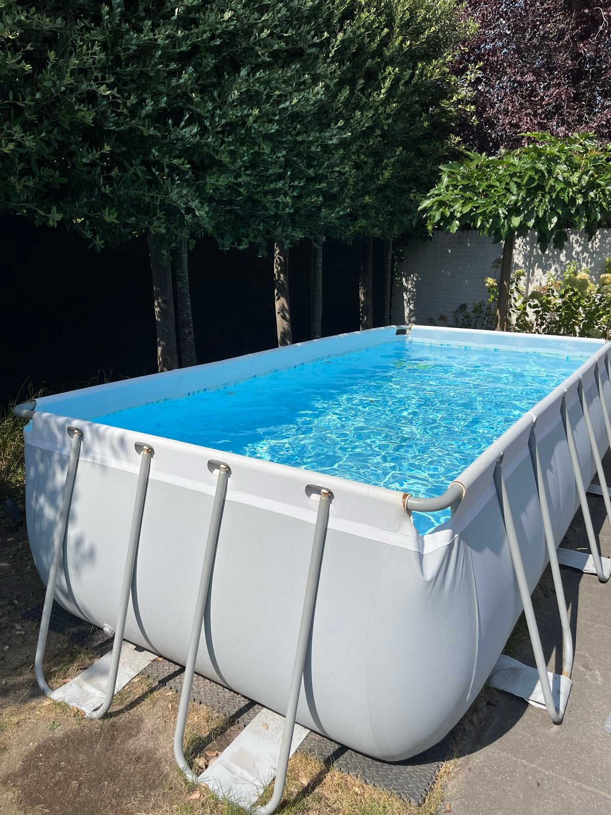 Bestway Power Steel Zwembad, warmtepomp en zoutwatersysteem, Tuin en Terras, Zwembaden, Ophalen, 200 tot 300 cm, 80 tot 120 cm