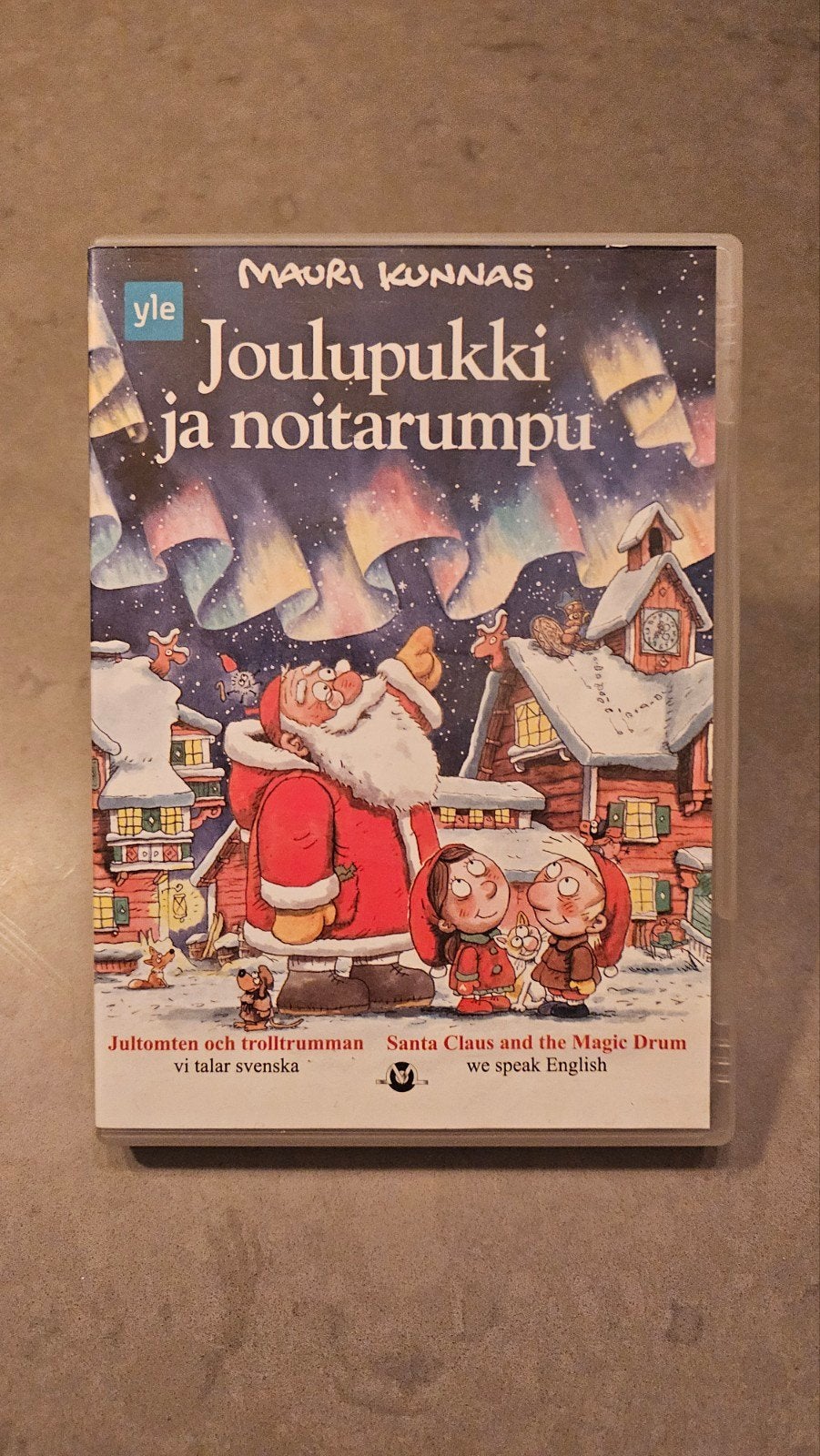Mauri Kunnas - Joulupukki ja noitarumpu DVD (NL), Animatie, Alle leeftijden, Ophalen of Verzenden, Film
