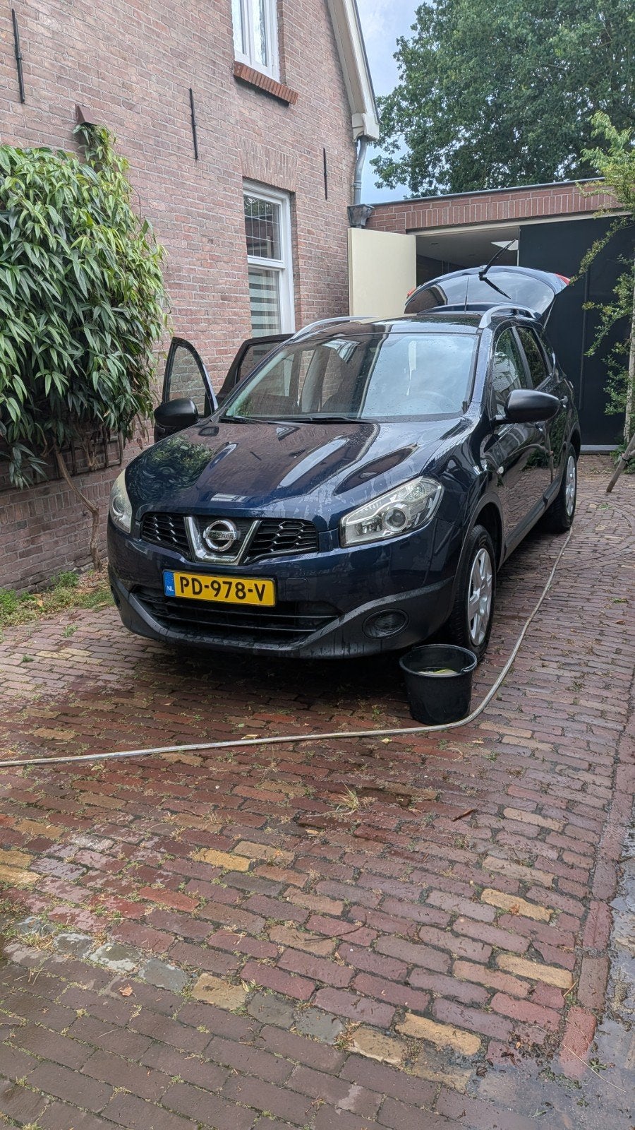 Nissan Qashqai+2 1.6 2WD 2010 Blauw, Auto's, Voorwielaandrijving, 15 km/l, 4 cilinders, Blauw
