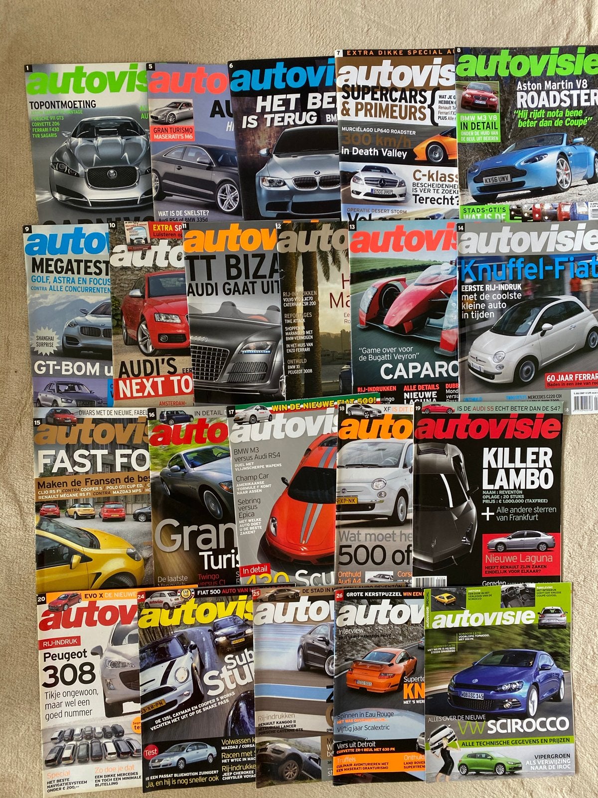 Grote collectie Autovisie tijdschriften (2003-2008), Ophalen of Verzenden, Zo goed als nieuw, Overige typen