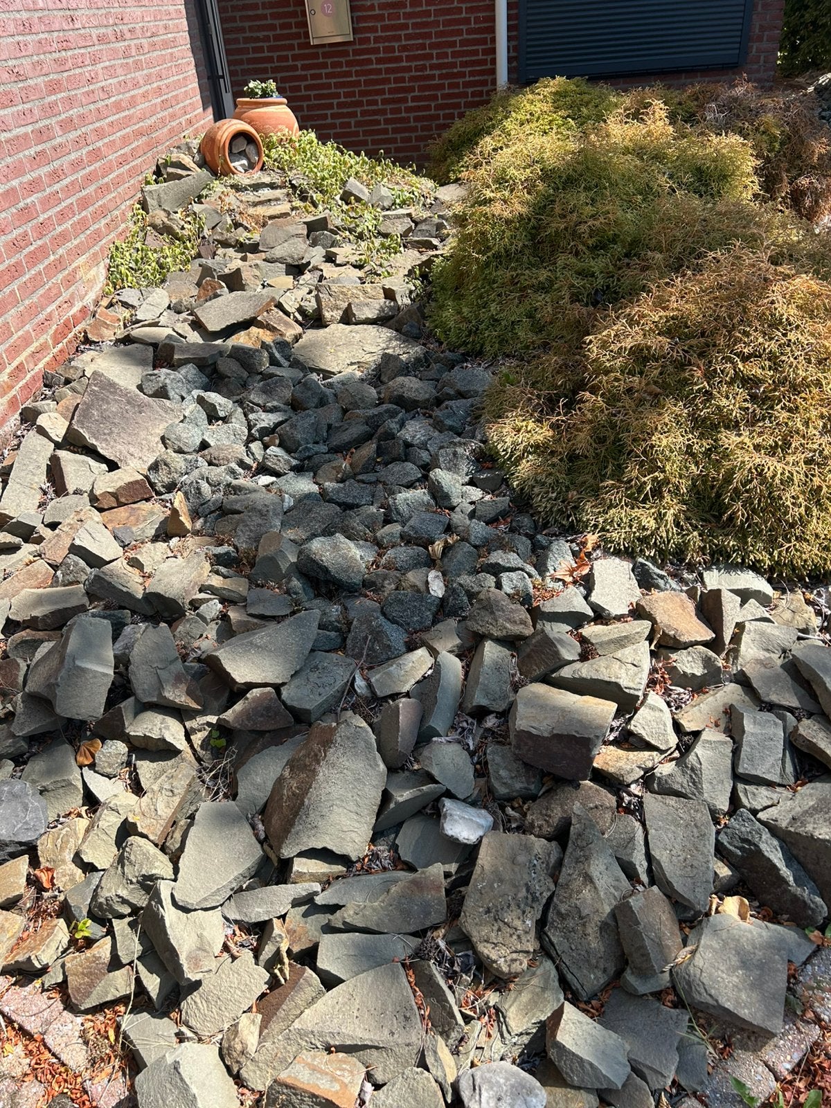 GRATIS tuin keien, Ophalen, Zo goed als nieuw, Kei