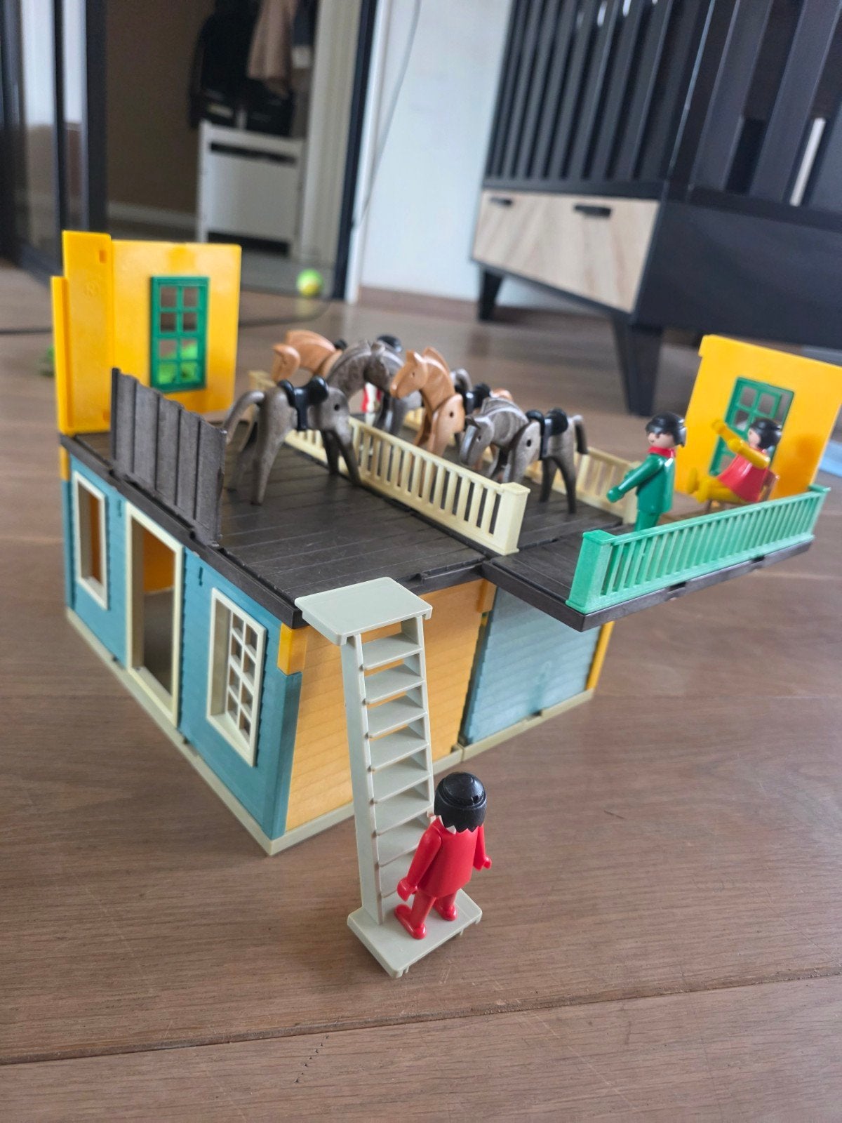 Playmobil stal met paarden, Ophalen of Verzenden