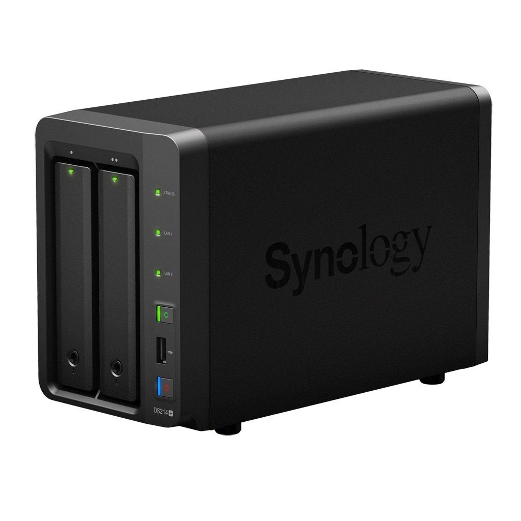 Synology DS214+ incl. 2 x Western Digital 3TB HDD, Intern, 2 x 3TB, Server, HDD