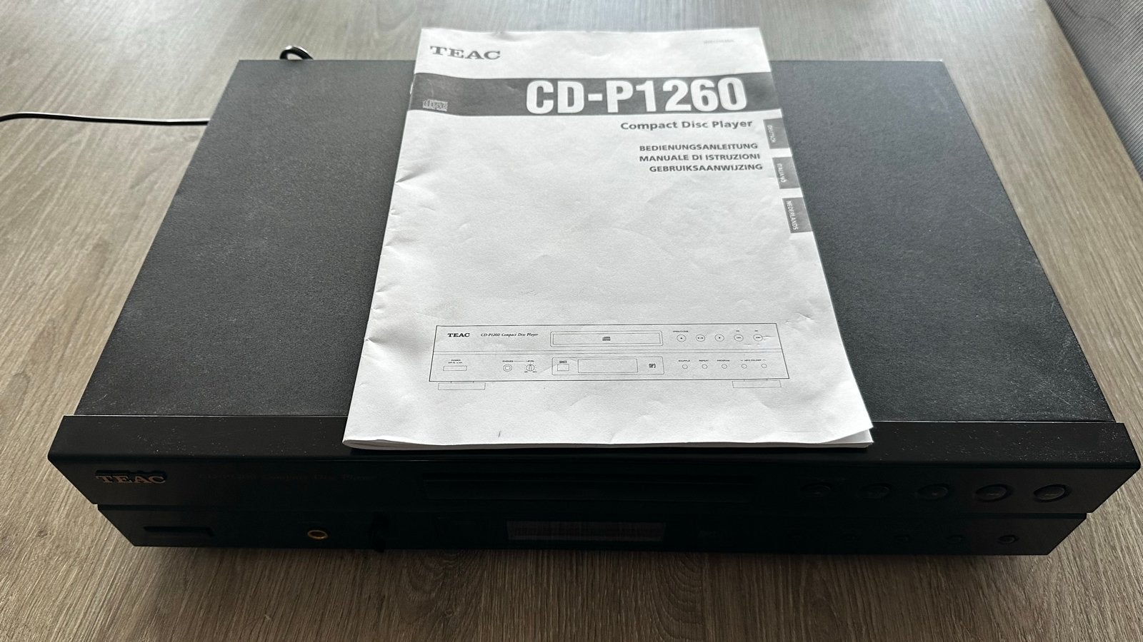 TEAC CD-P1260 Compact Disc Speler - Zo goed als nieuw, Ophalen, Zo goed als nieuw, Overige merken