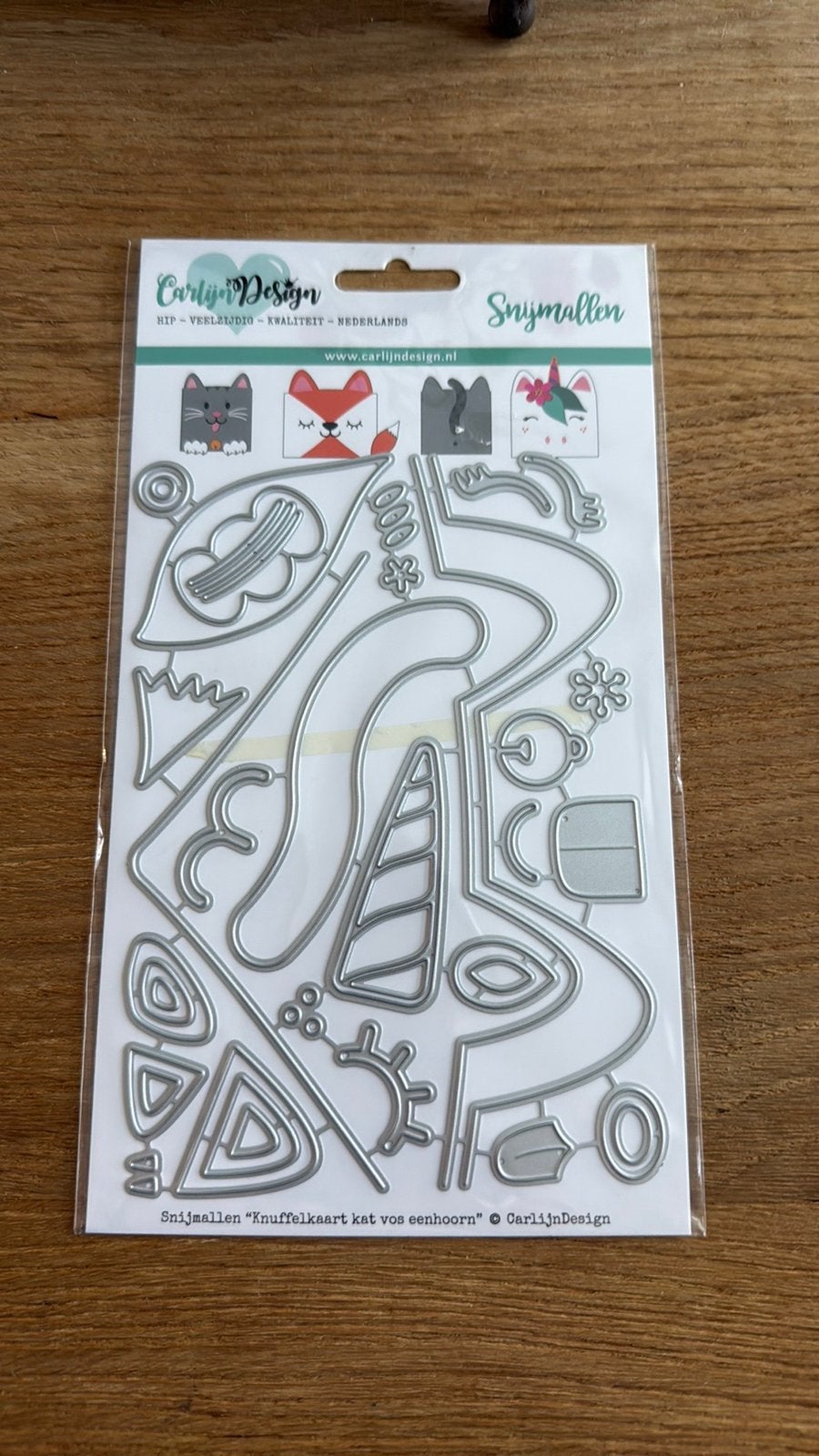 Carlijn design snijmal kat vos eenhoorn, Ophalen of Verzenden, Zo goed als nieuw, Pons of Mal