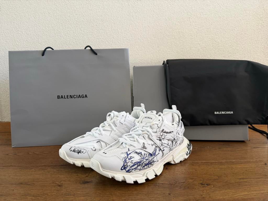 Balenciaga Track Sneakers Maat 44 - nieuw, Kleding | Heren, Schoenen, Wit, Nieuw, Ophalen of Verzenden, Sneakers of Gympen