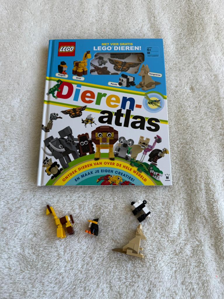 Lego dierenatlas in nieuwstaat, Ophalen of Verzenden, Zo goed als nieuw