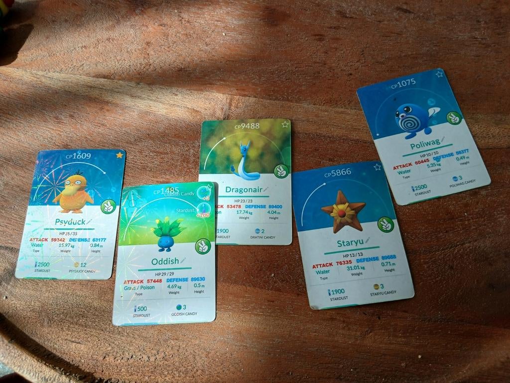 Pokémon GO kaarten, Ophalen of Verzenden