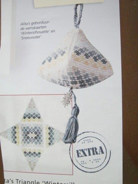 Borduurpatroon  Kerst Hanger  nr 9236, Verzenden, Nieuw, Handborduren, Patroon
