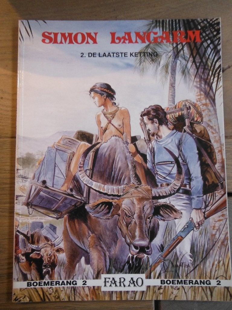 Simon Langarm. Nr 2 De laatste ketting., Eén stripboek, Ophalen of Verzenden, Gelezen