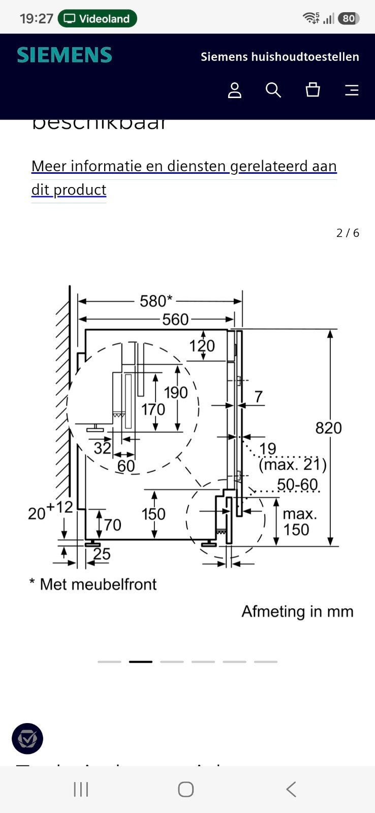 Foto 5 van Siemens iQ500 geïntegreerde was-droogcombinatie