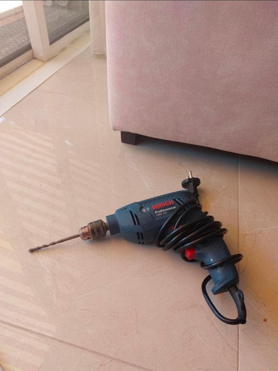 Bosch Professional Boormachine PSB 500 RE, Doe-het-zelf en Verbouw, Gereedschap | Boormachines, Gebruikt, Variabele snelheid, 400 tot 600 watt