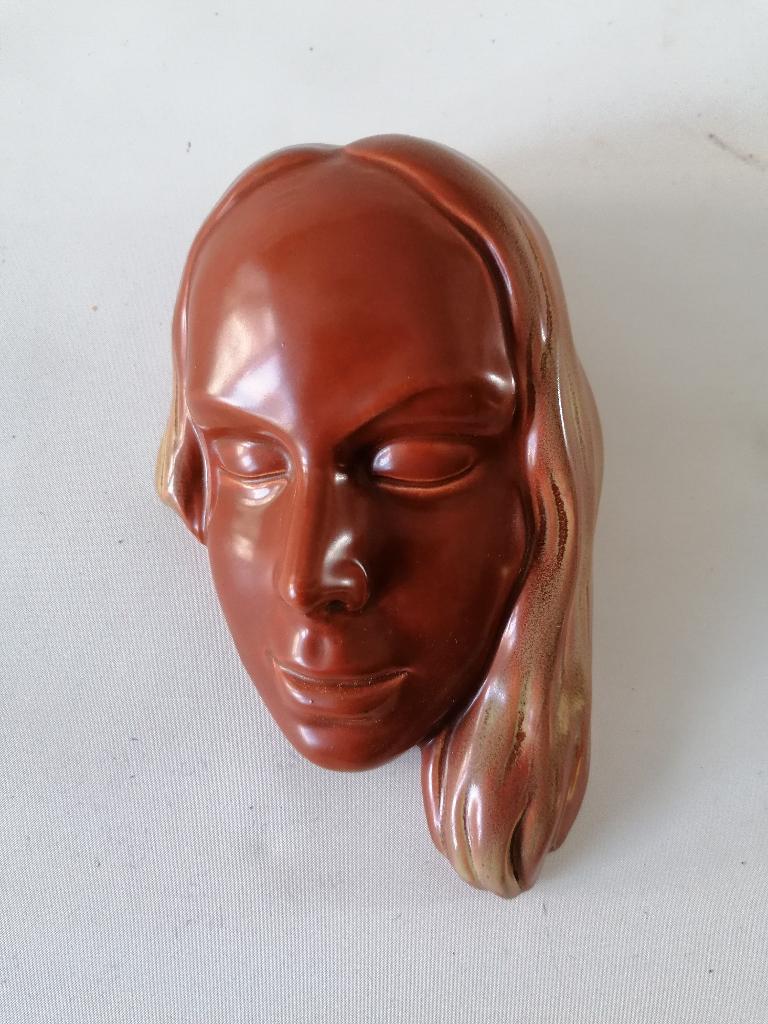 17x10 cm groot wandhoofdje, Antiek en Kunst, Ophalen of Verzenden