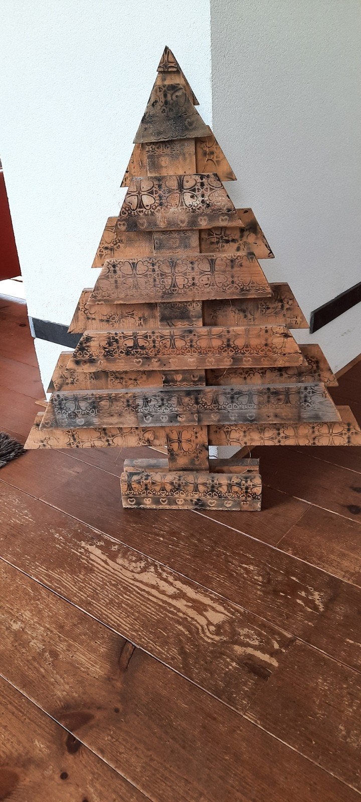 robuust ruw houten " dennenboom ", Ophalen