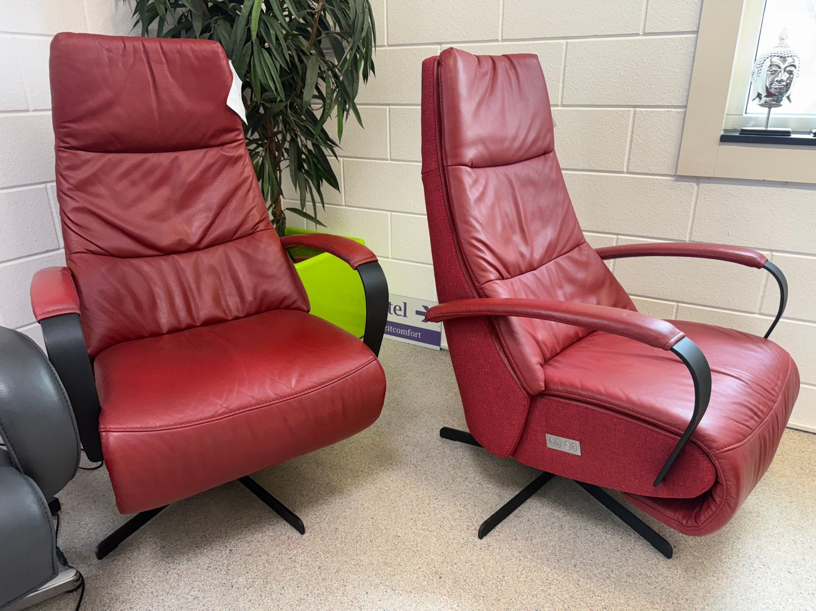 Prominent relax fauteuils relaxstoel gratis bezorging, Huis en Inrichting, Fauteuils, Ophalen of Verzenden, Zo goed als nieuw