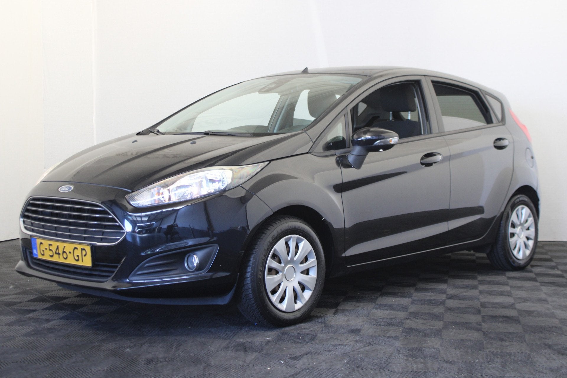 Ford Fiesta 1.0 EcoBoost Titanium (bj 2014), Voorwielaandrijving, Euro 5, Zwart, Bedrijf