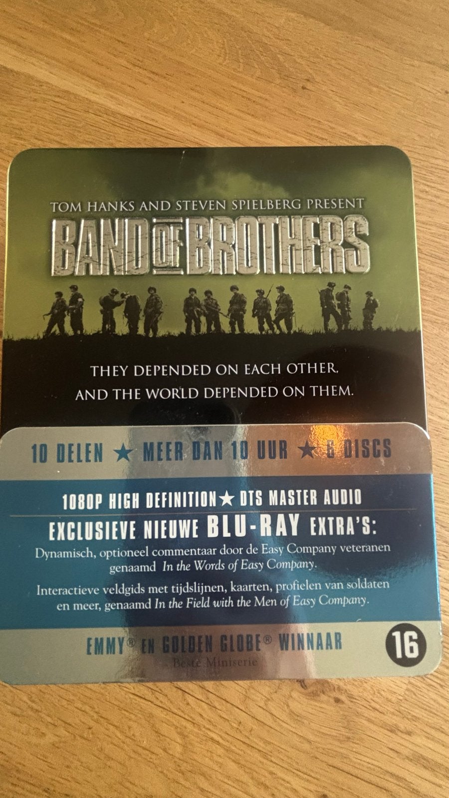 Band of Brothers Blu-ray Steelbook - Complete Serie, Cd's en Dvd's, Vanaf 16 jaar, Nederlands, Ophalen of Verzenden, Zo goed als nieuw