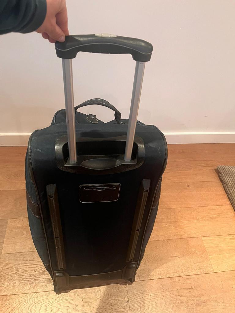 Kipling reistas met wieltjes, Ophalen, 30 cm of meer, Gebruikt, Blauw