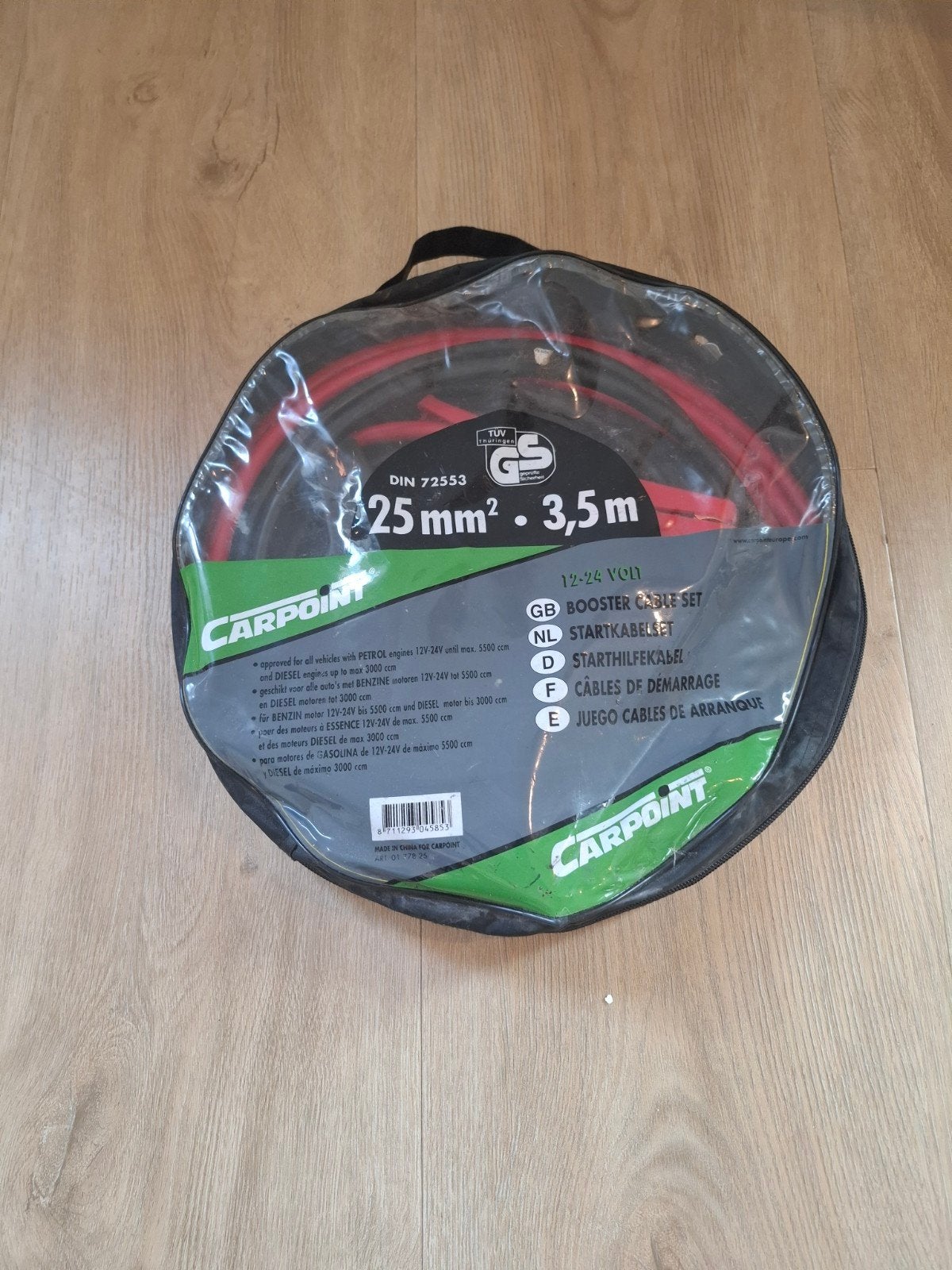 Carpoint Startkabels 25mm² 3,5m, Ophalen of Verzenden, Nieuw