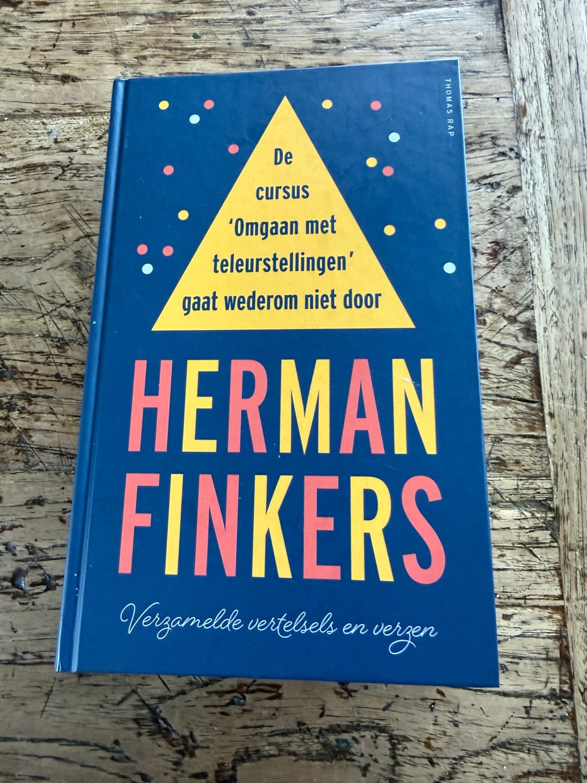 Herman Finkers - De cursus 'Omgaan met teleurstellingen', Ophalen of Verzenden, Nieuw, Nederland