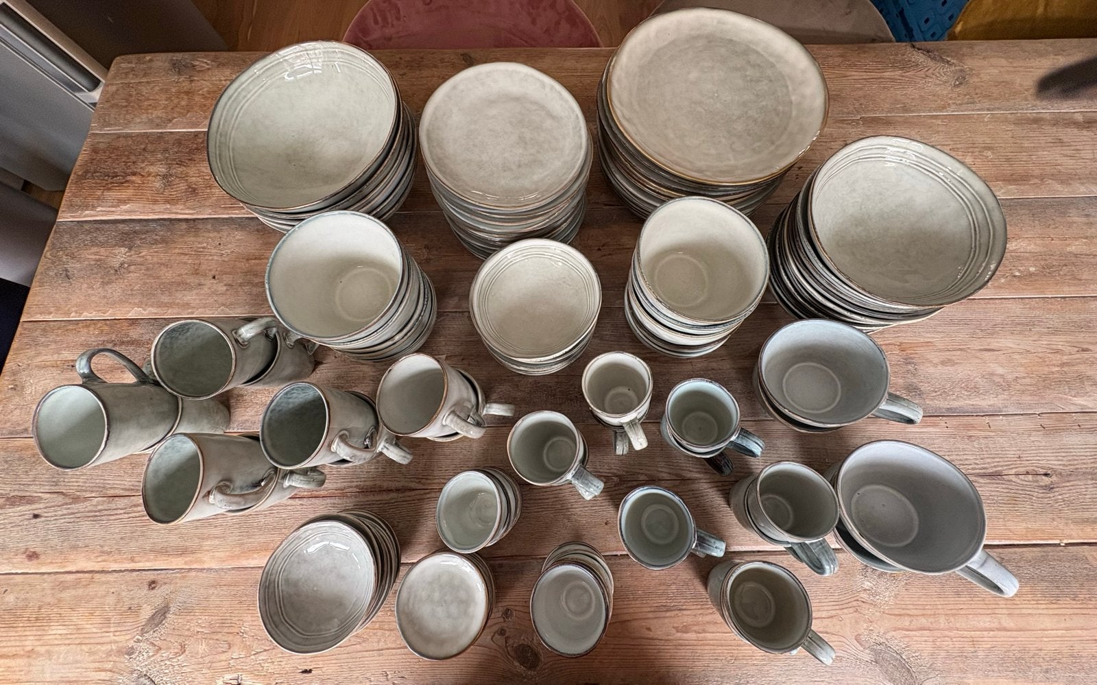 Uitgebreid servies van Casa Earth (97-delig), Huis en Inrichting, Keuken | Servies, Ophalen, Overige merken, Keramiek, Vintage