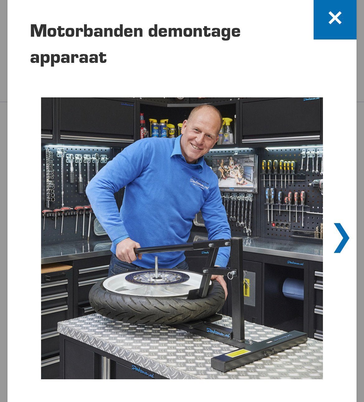 Motorbanden apparaat (banden wisselen), Motoren, Ophalen of Verzenden, Gebruikt