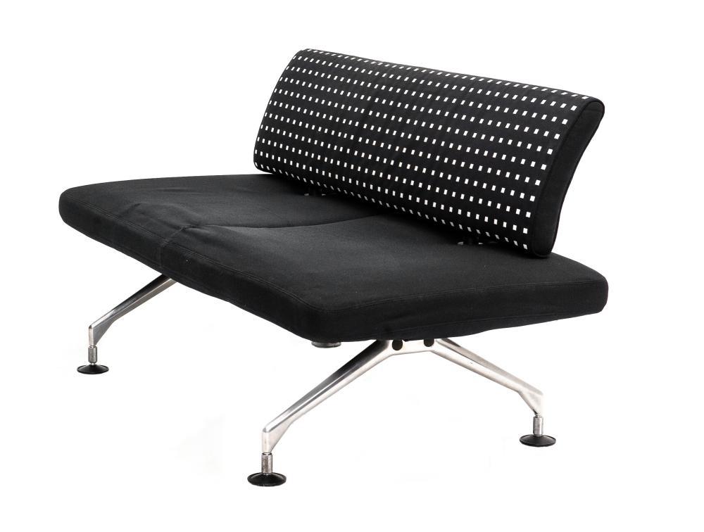 Prachtige Vitra Antonio Citterio design bank, Huis en Inrichting, Stoelen, Ophalen, Zo goed als nieuw, Zwart, Eén