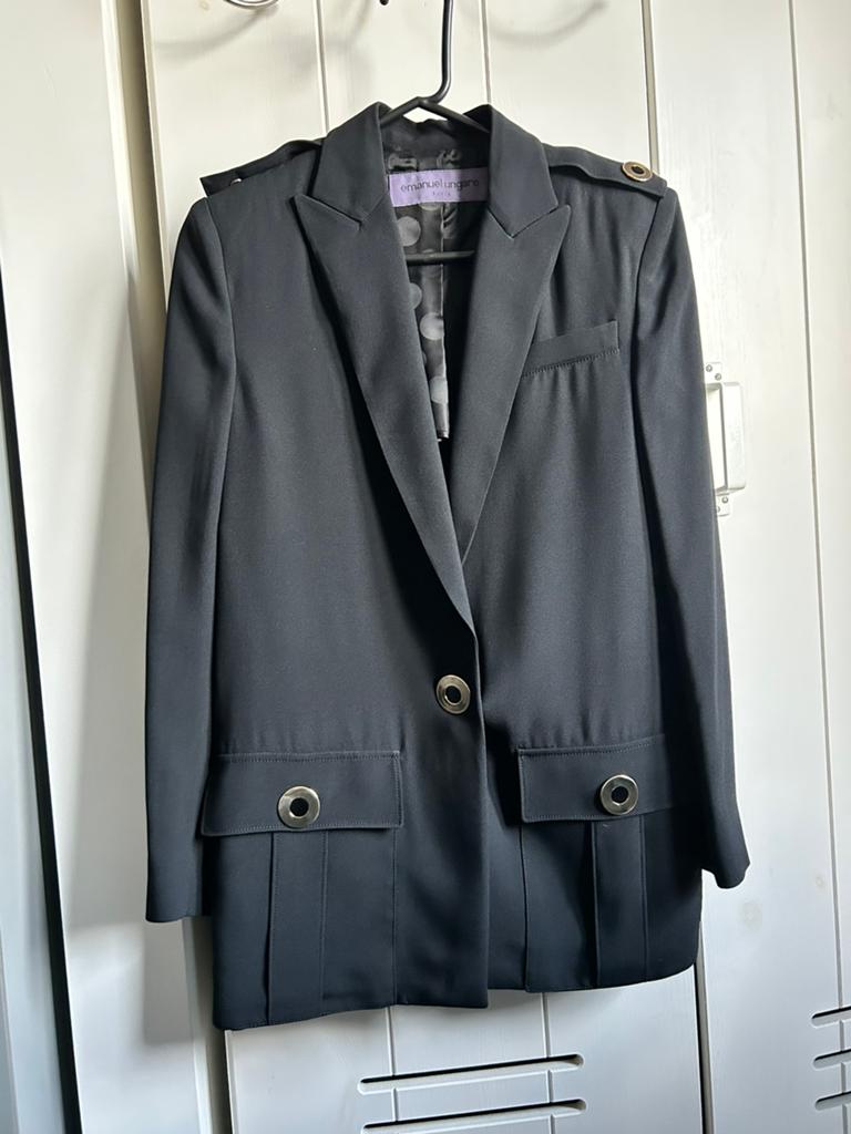 Emanuel Ungaro - coat, Ophalen of Verzenden, Nieuw, Maat 34 (XS) of kleiner, Zwart