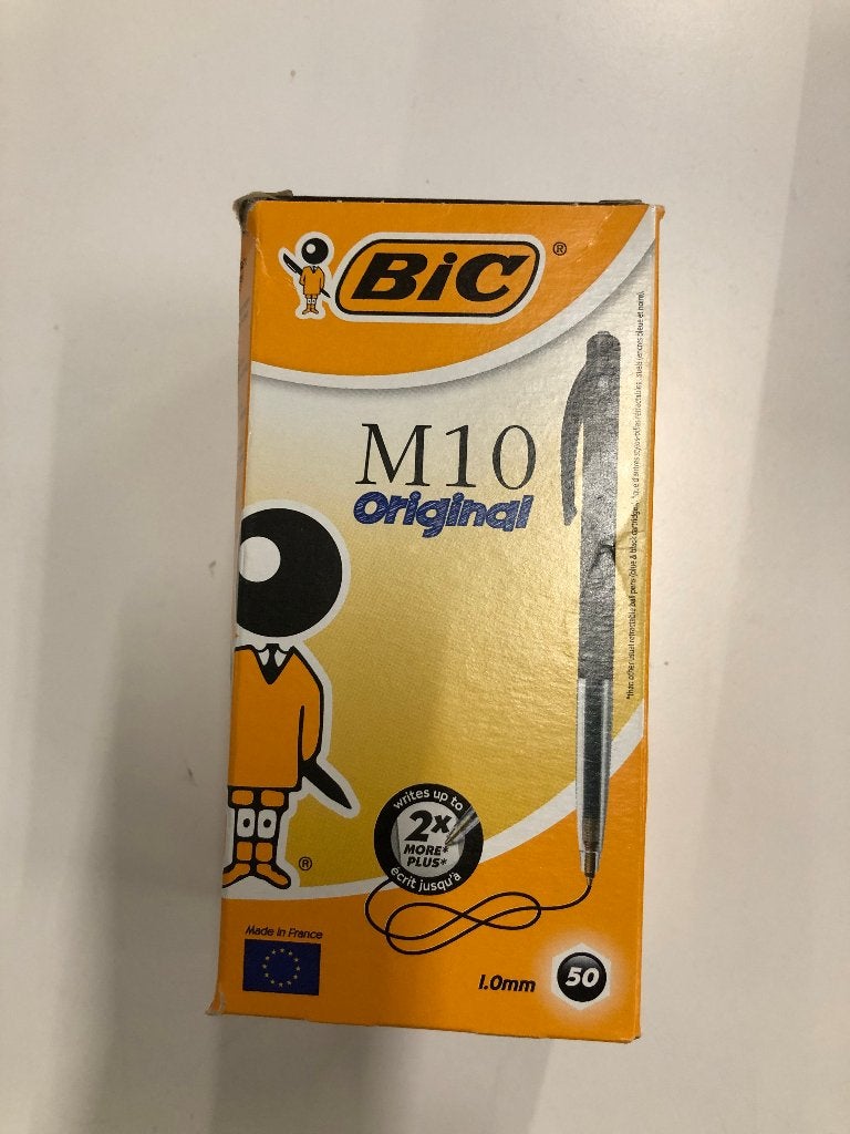 Bic M10 medium zwart, Ophalen of Verzenden, Nieuw