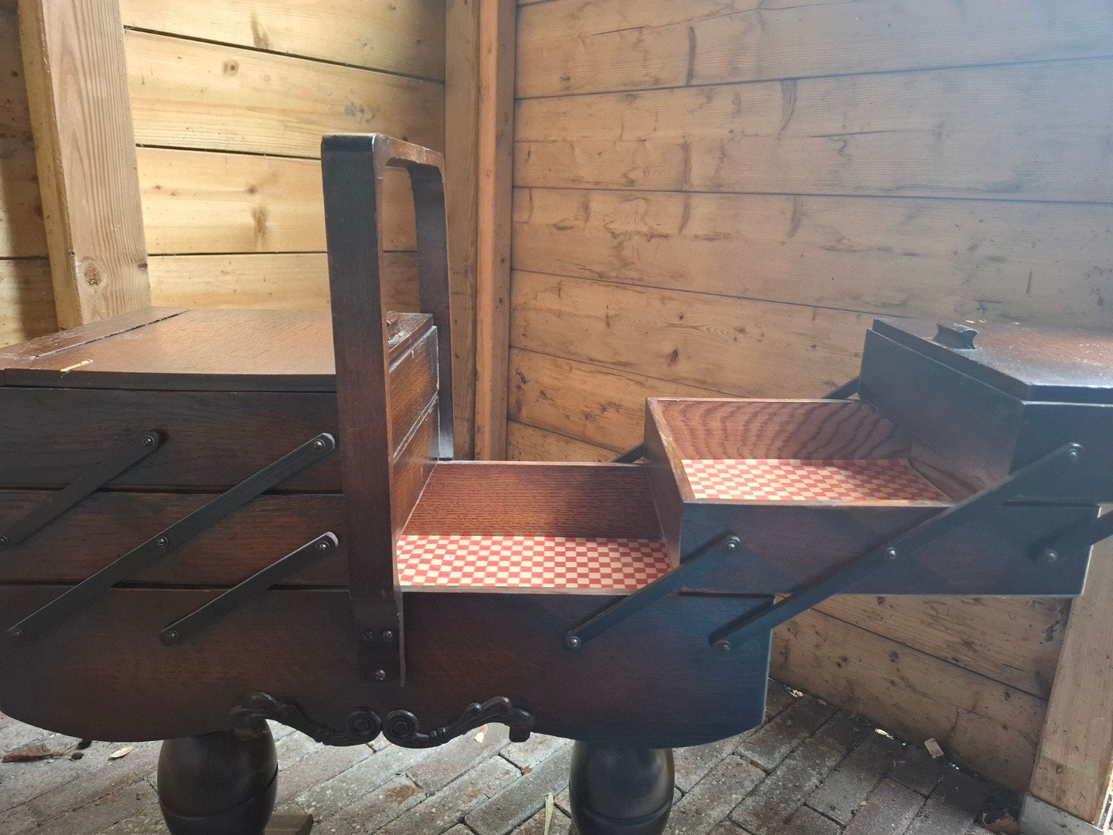 Mooie vintage naaimand, Hobby en Vrije tijd, Naaien en Fournituren, Ophalen, Zo goed als nieuw