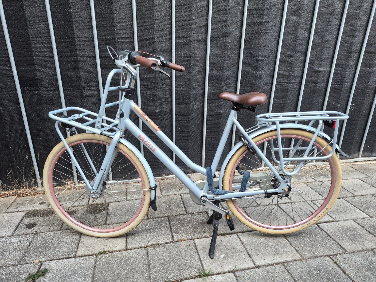 Gazelle Miss Grace Damesfiets -Lichtblauw met 3 Versnellinge, Fietsen en Brommers, Fietsen | Dames | Damesfietsen, Ophalen, Velgrem